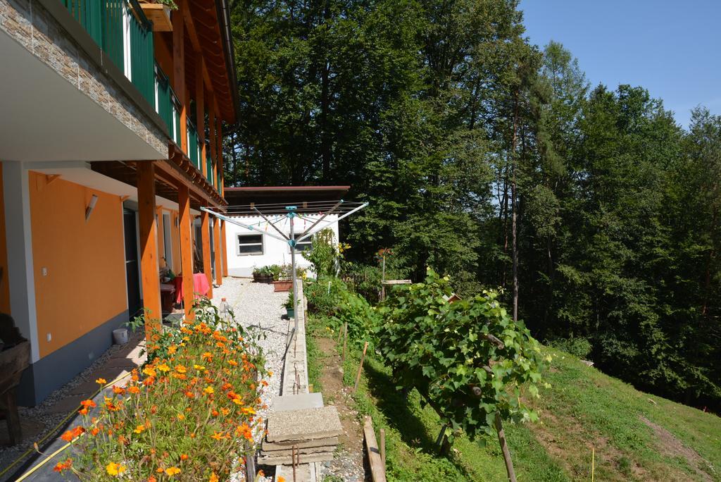 Gaestehaus Schmid Sankt Johann im Saggautal Bagian luar foto
